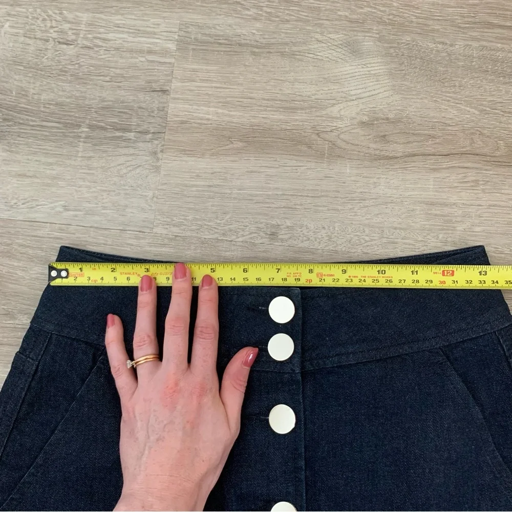 kate spade denim mini skirt size 2 - Picture 13 of 14